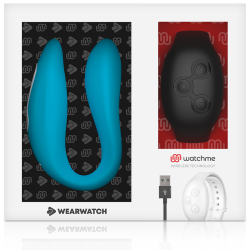 WearWatch Stimulateur Dual Pleasure Bleu